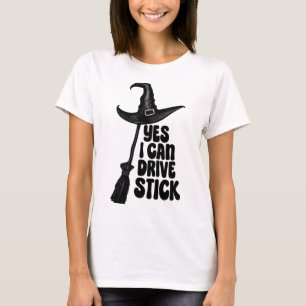 Ja, ich kann eine Stick Women's Halloween Farbe O  T-Shirt