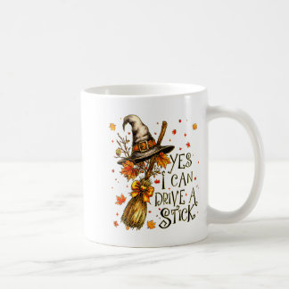 Ja, ich kann einen Schaltstick fahren Halloween So Kaffeetasse