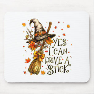 Ja, ich kann einen Schaltwagen fahren Herbst Hallo Mousepad