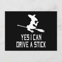 Ja, ich kann einen Stock fahren