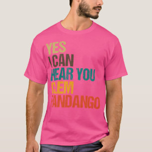 Ja, ich kann hören Sie Clem Fandango Retro Vintag T-Shirt