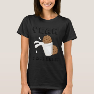 Ja, ich kann Milch und Kekse im Sketll-Keks eintun T-Shirt