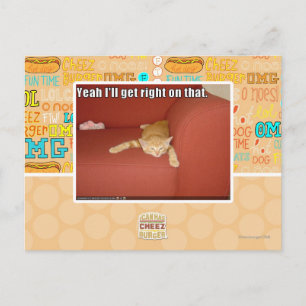 Ja, ich komme gleich darauf. postkarte