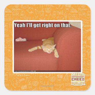 Ja, ich komme gleich darauf. quadratischer aufkleber