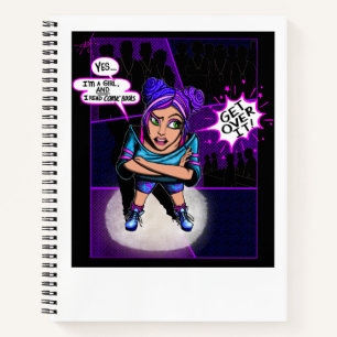 "Ja, ich lese Comic-Bücher"-Funusjournal Notizbuch