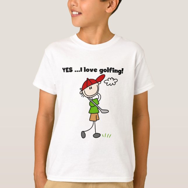 JA ich Liebe-Golf spielende T-Shirts und Geschenke (Vorderseite)