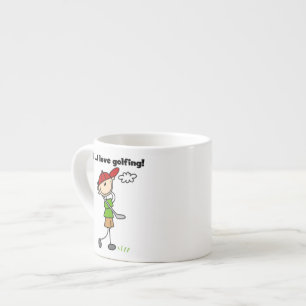 Ja, ich liebe Golfen Espressotasse