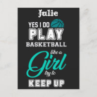Ja, ich spiele Basketball wie ein Aquamarines Mädc