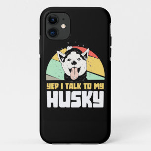 Ja, ich spreche mit meinem Husky Sibirier Case-Mate iPhone Hülle