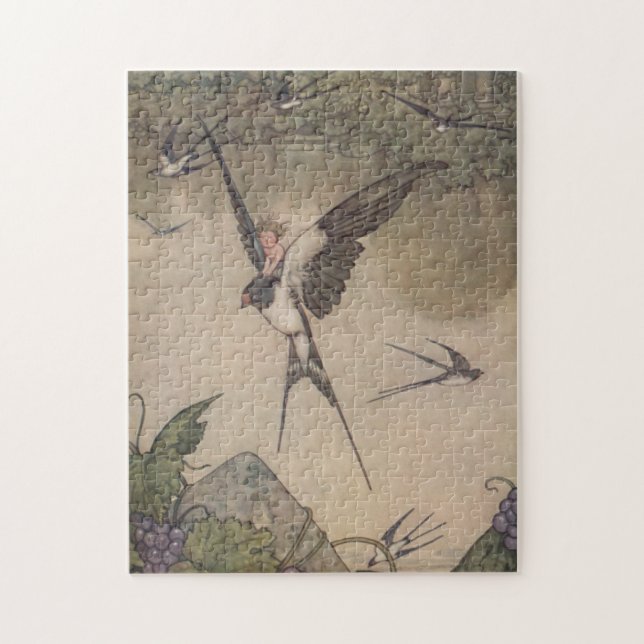 Ja, ich werde mit dir gehen! Said Tommelise, c1930 Puzzle (Vertikal)