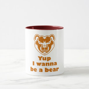 Ja, ich will ein Bär sein Tasse