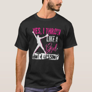 Ja, ich wirke wie ein Cooles Mädchen Pitchers Funn T-Shirt
