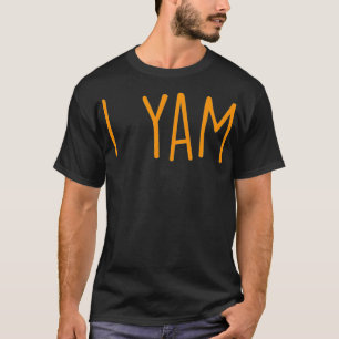 Ja, ich Yam Sha My Sweet Potato-Komposition lustig T-Shirt