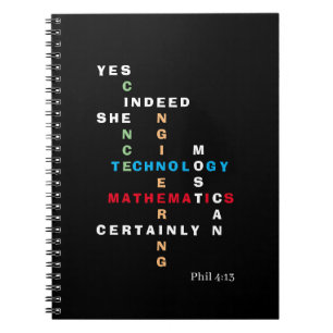 JA IN DER TAT KANN SIE Motivierend STEM Notizblock