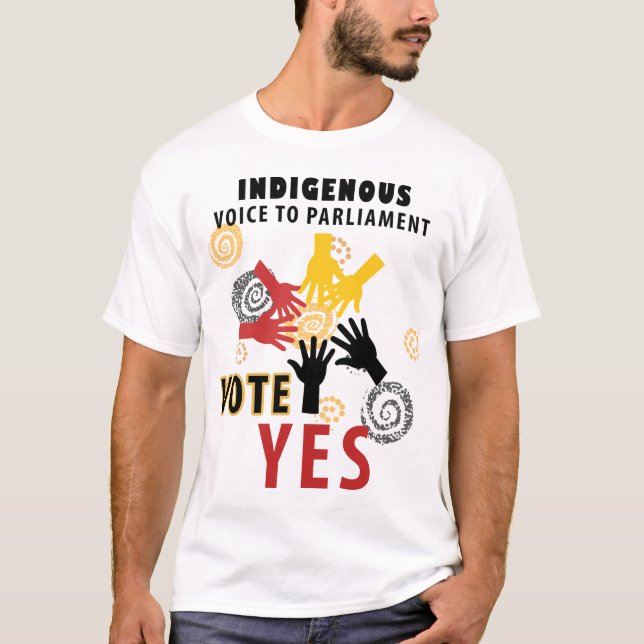 Ja Indigene Stimme im Parlament T-Shirt (Vorderseite)