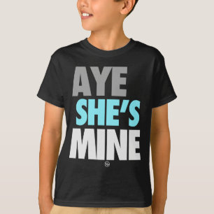 Ja ist He/She meins (cyan-blau) T-Shirt
