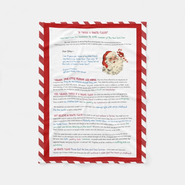 Ja ist Virginia dort ein Fleecedecke (Vorderseite)