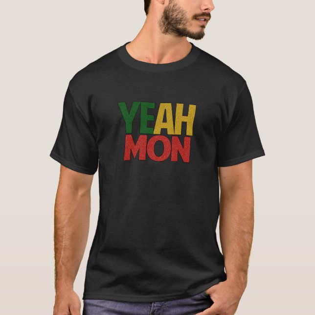 Ja jamaikanische Ferien Montages T-Shirt (Vorderseite)