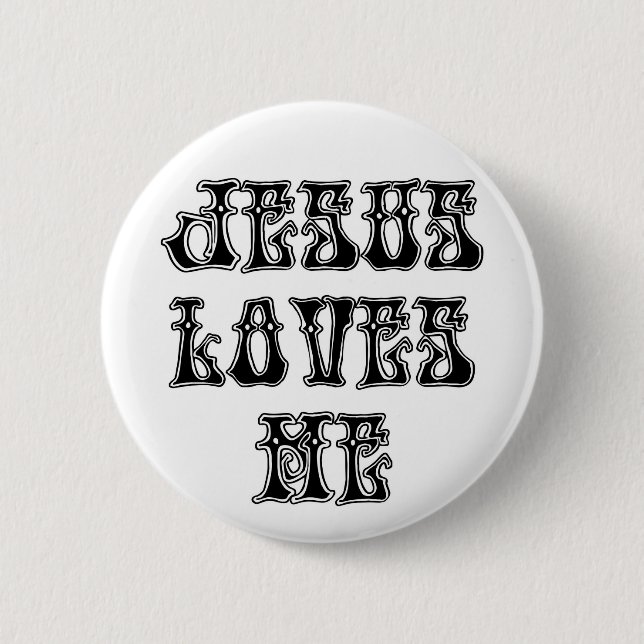 Ja!  Jesus-Lieben ich! Button (Vorderseite)