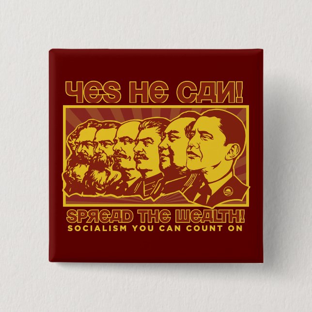 Ja kann er! Kamerad Obama Spoof Button (Vorderseite)