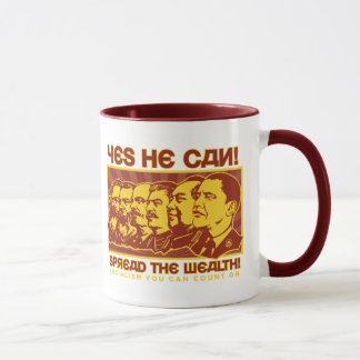 Ja kann er! Kamerad Obama Spoof Tasse