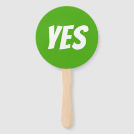 Ja/Keine hellgrünen, roten Quizspielsignaturen Fächer