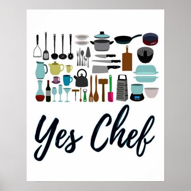 Ja Koch Kitchen Art Poster (Vorne)
