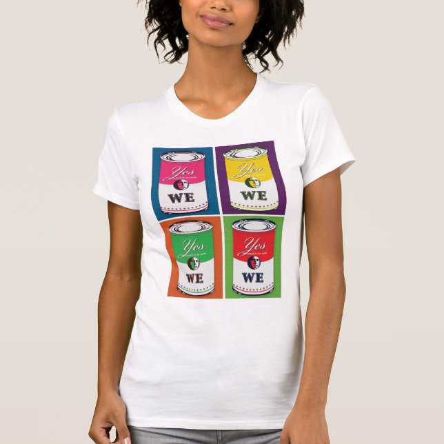 "Ja KÖNNEN wir" die T - Shirts der Frauen (Vorderseite)