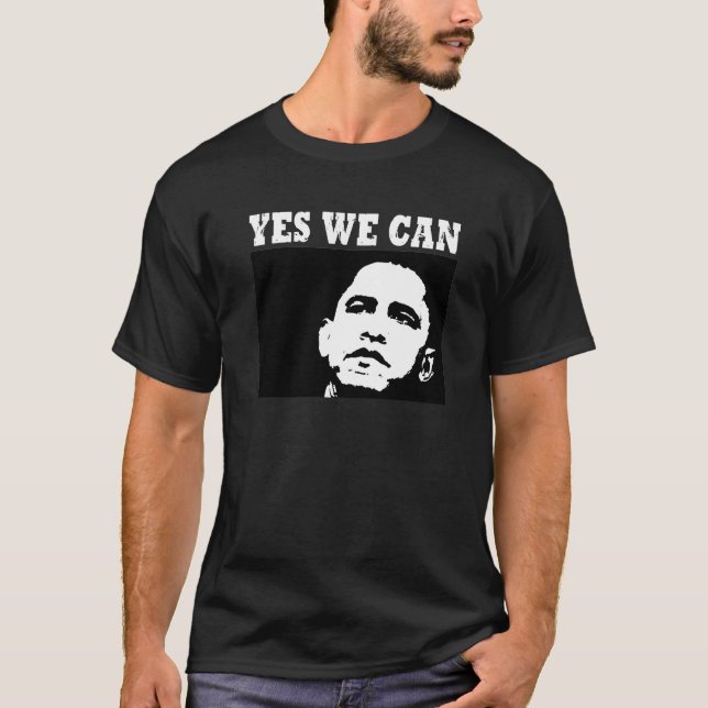 Ja können wir Obama 2008 T-Shirt (Vorderseite)