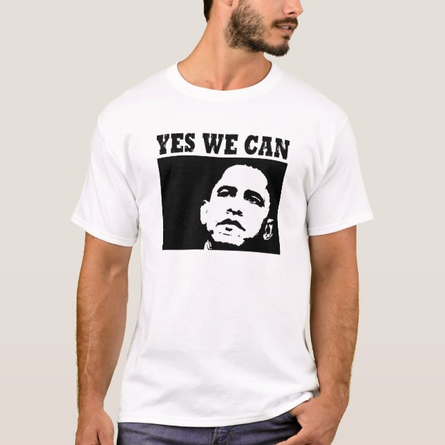 Ja können wir Obama 2008 T-Shirt (Vorderseite)