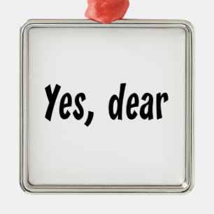 Ja lieb ornament aus metall