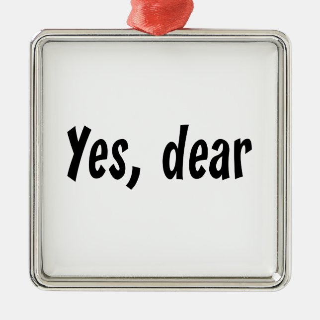 Ja lieb ornament aus metall (Vorne)