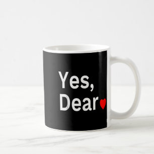 Ja, liebes Herz, Valentinsgeschenk für ihn Männer Kaffeetasse