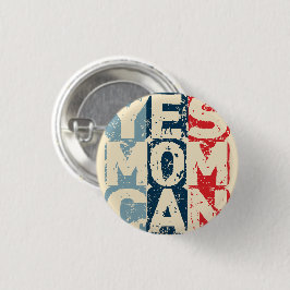Ja Mama Kann Button