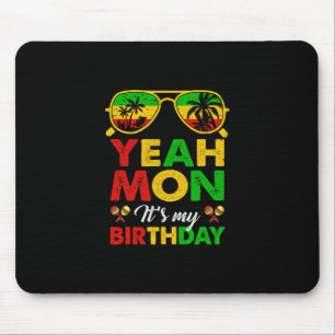 Ja Mon Jamaican Jamaika Geburtstagsfeier Mädchen F Mousepad