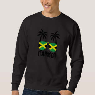 Ja Mon Jamaika Urlaub Souvenir Rasta Reggae Ja Sweatshirt