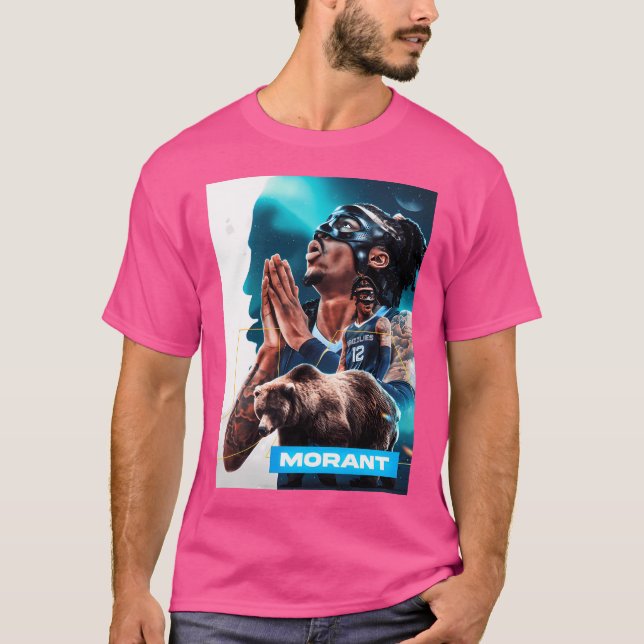 Ja Morant 12 Maskenball T-Shirt (Vorderseite)