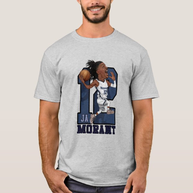 Ja Morant Caricature T-Shirt (Vorderseite)