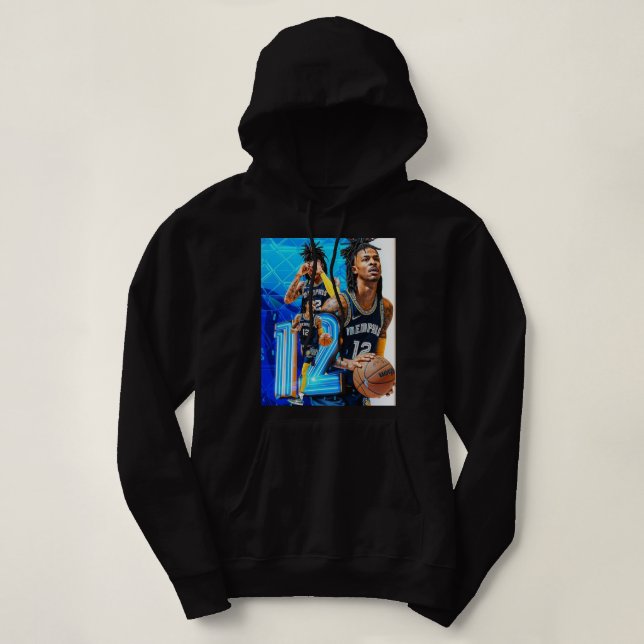 Ja Morant Dunk Poster Poster Hoodie (Design vorne)