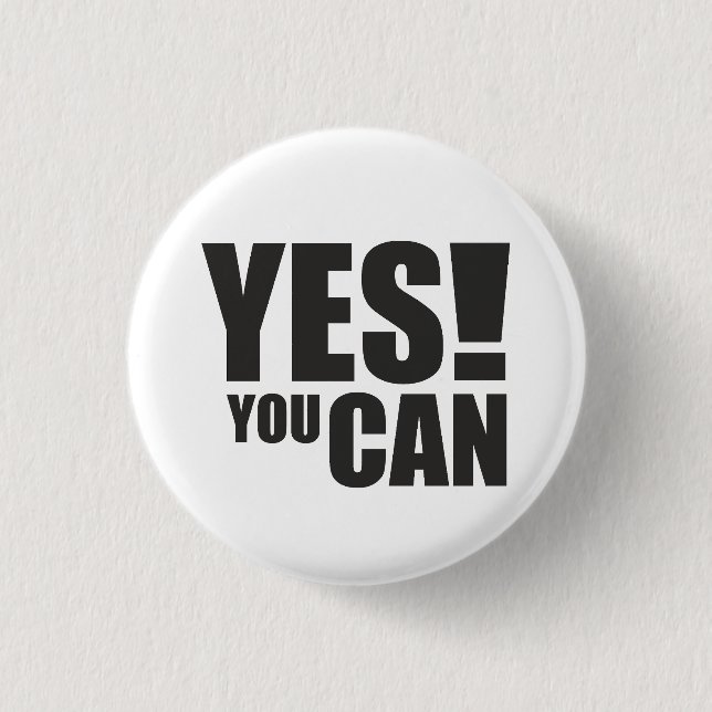 JA - Motivierend positives Angebotsdesign Button (Vorderseite)