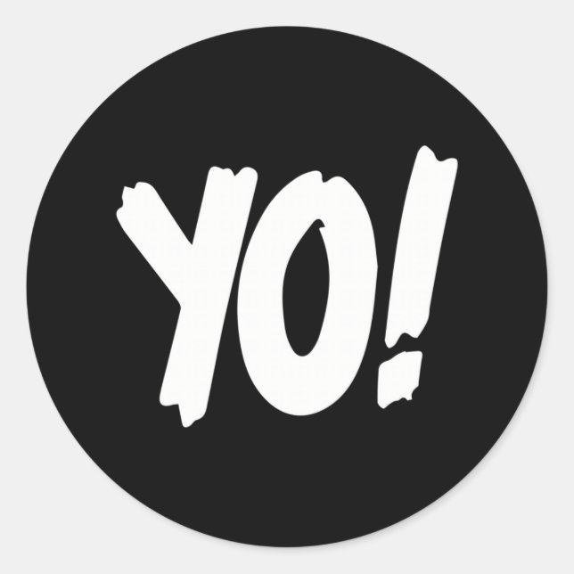 Ja! Mtv Rap Replica Logo 1993 Ära Runder Aufkleber (Vorderseite)