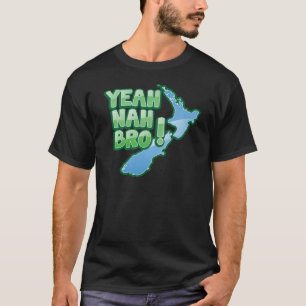 Ja nah BRO Neuseeland KIWI Auckland-Entwurf T-Shirt