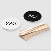 Ja Nein Schwarz und Weiß Minimalistisch einfach