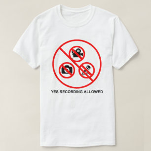 Ja notieren erlaubt T-Shirt