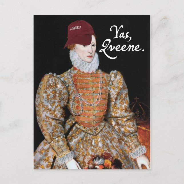 Ja, Qveene!Postkarte Postkarte (Vorderseite)