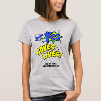 Ja Rette Leben! T - Shirt zur Sensibilisierung der