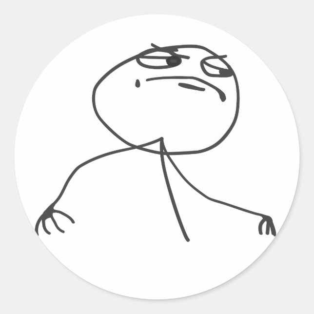 Ja Runder Aufkleber (Vorderseite)