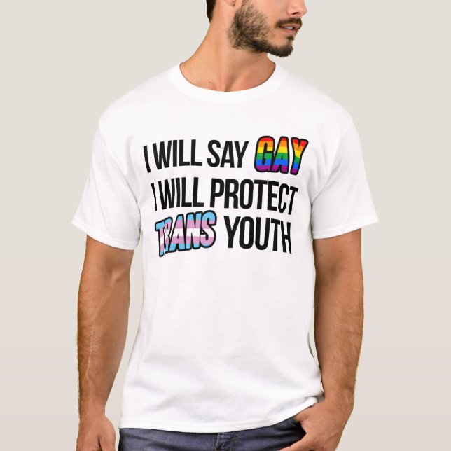 Ja Say Gay T - Shirt (Vorderseite)