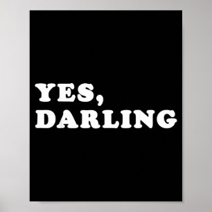 Ja Schatz Lustiges Hemd Geschenk für Valentinstag Poster