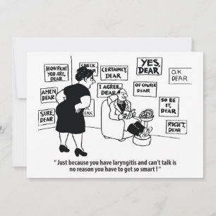 Ja Schatz, Schwarz-Weiß-Cartoon-Humor, Save The Date